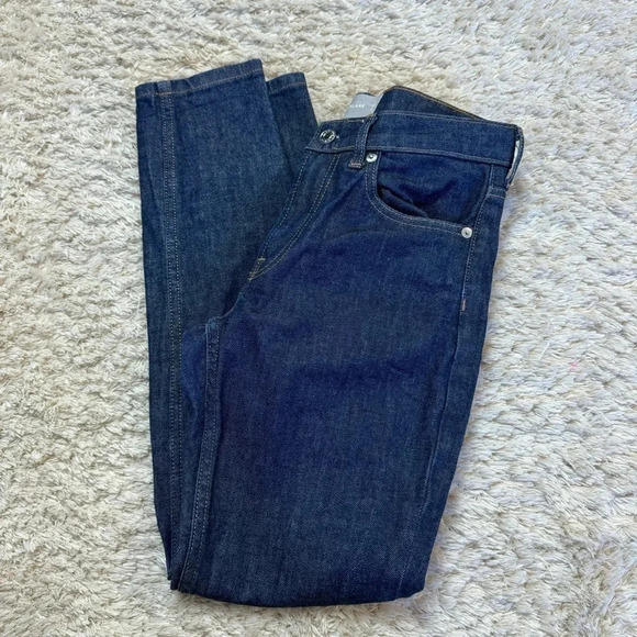 Everlane Womens Skinny Dark Blue Jeans size 26 - Picture 2 of 7